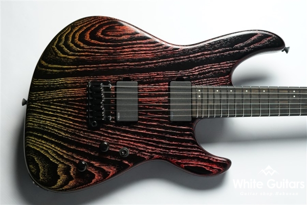 JA-STER Custom - Metallic Red to Yellow on Black Background